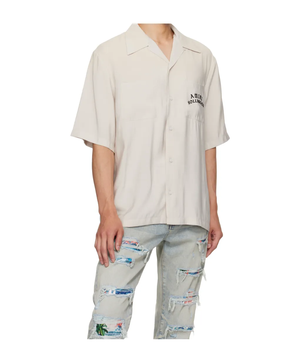Lapel Short-Sleeved Shirt