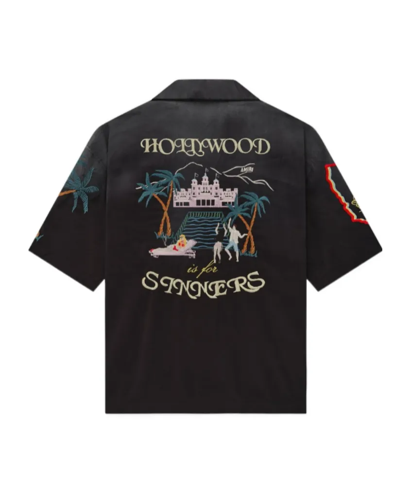 Embroidered Short Sleeve Shirt