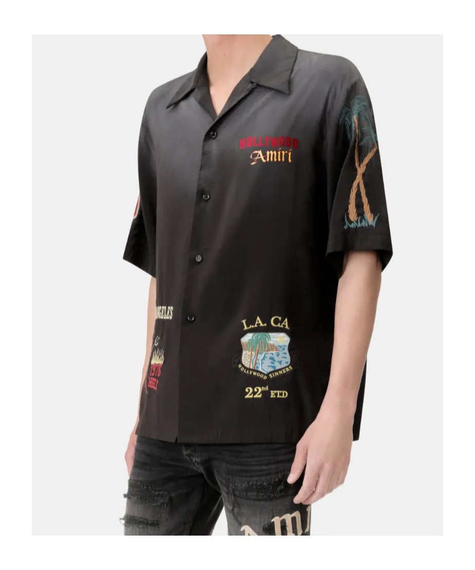 Embroidered Short Sleeve Shirt