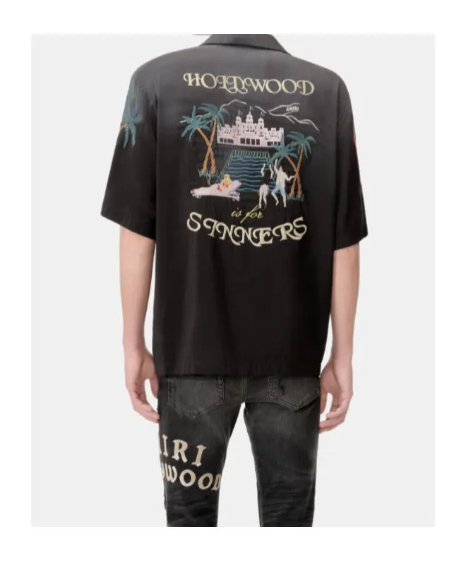 Embroidered Short Sleeve Shirt