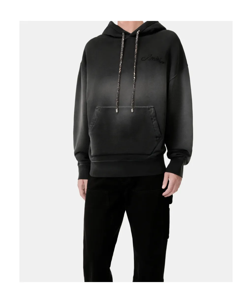 Embroidered Drawstring Hoodie