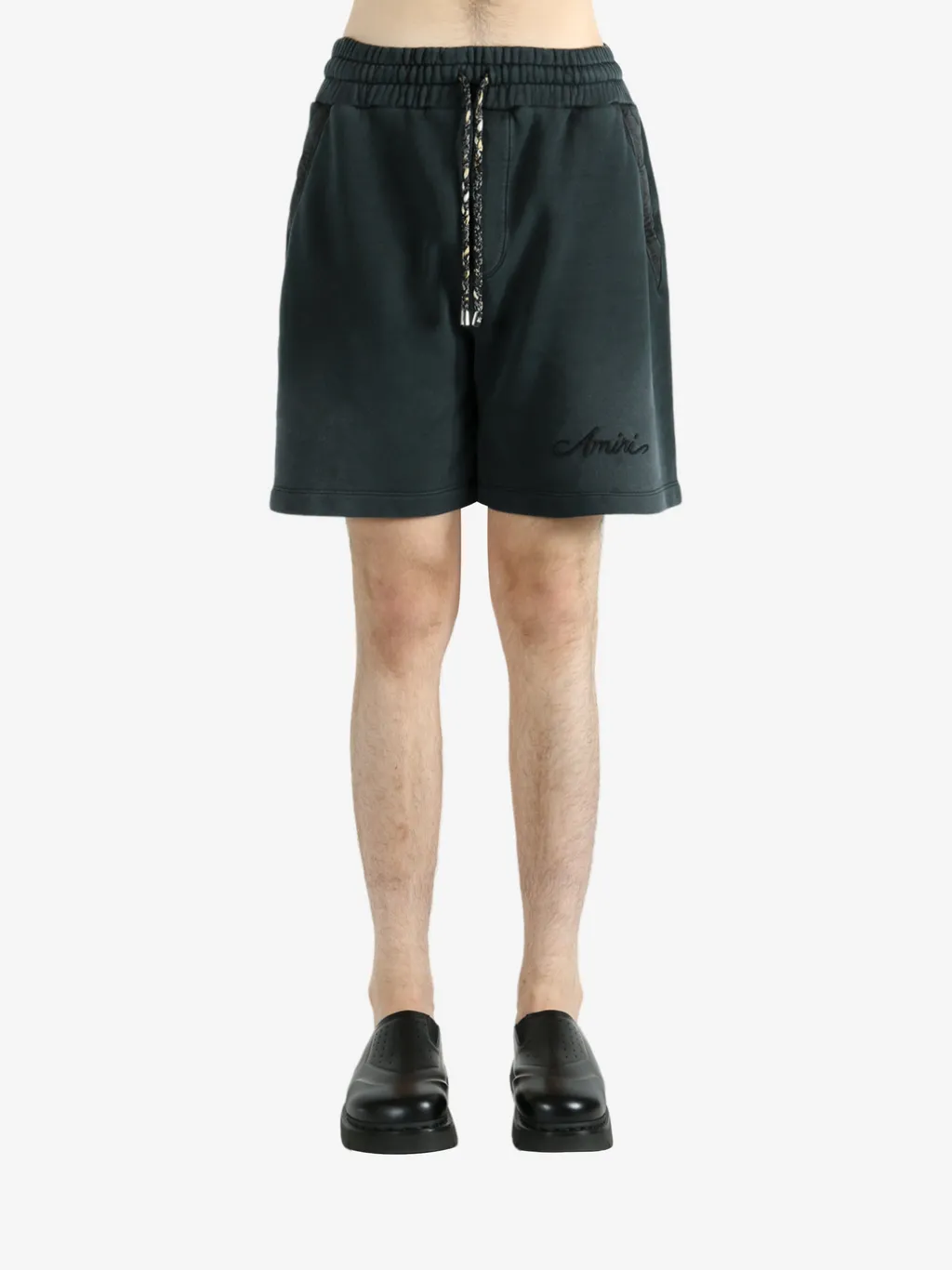 Drawstring-Detail Panelled Shorts