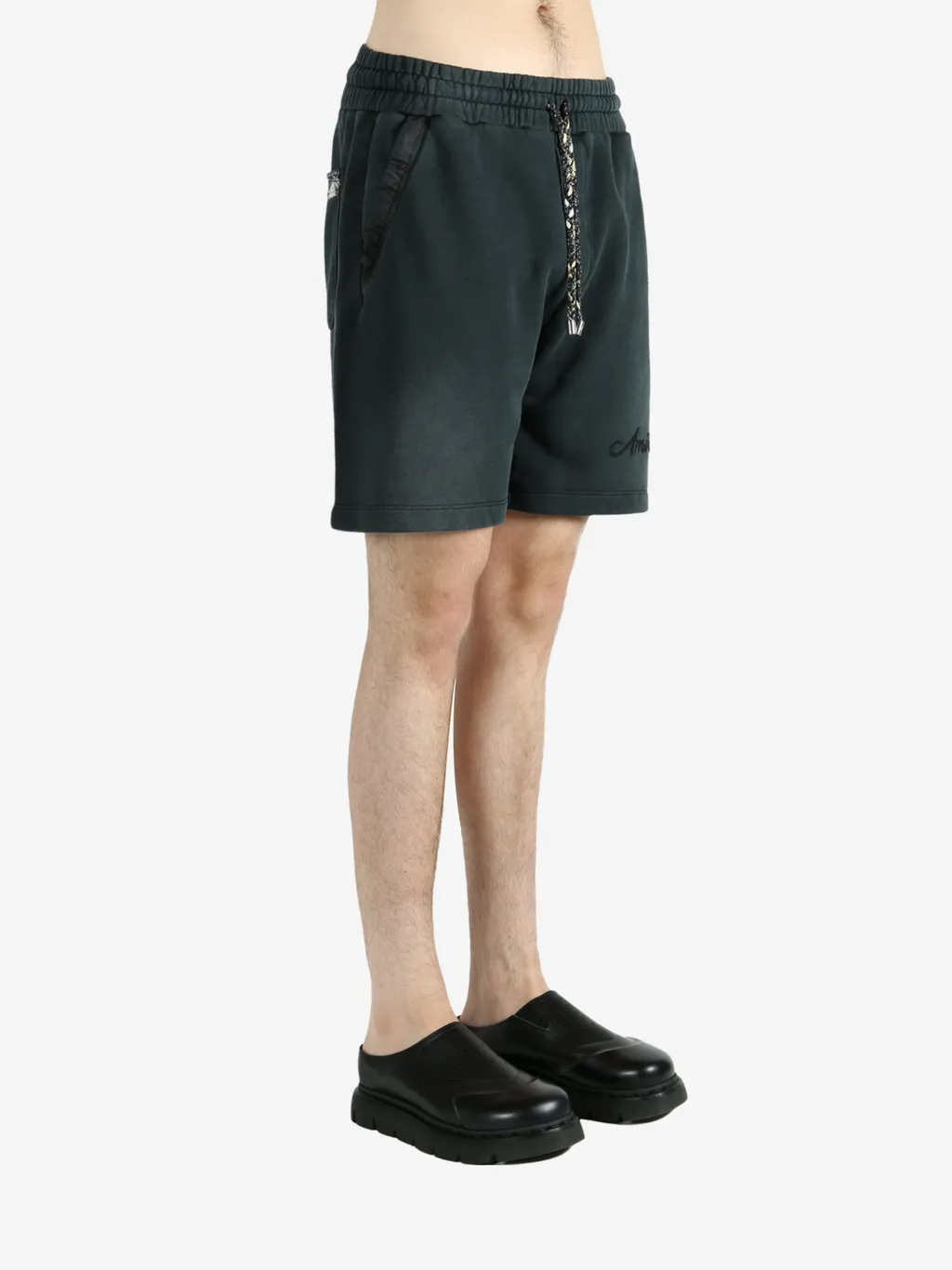 Drawstring-Detail Panelled Shorts