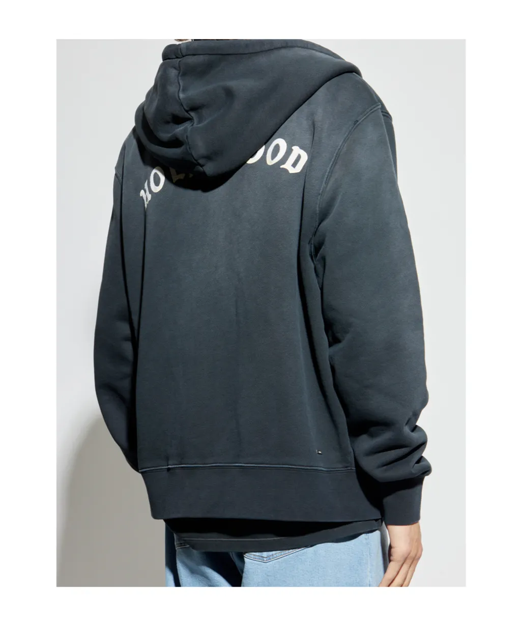 Hollywood-Logo Zip-Up Hoodie