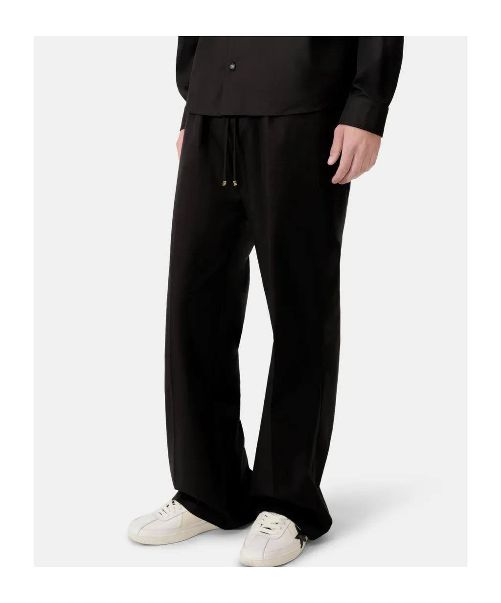 Drawstring-Fastening Trousers