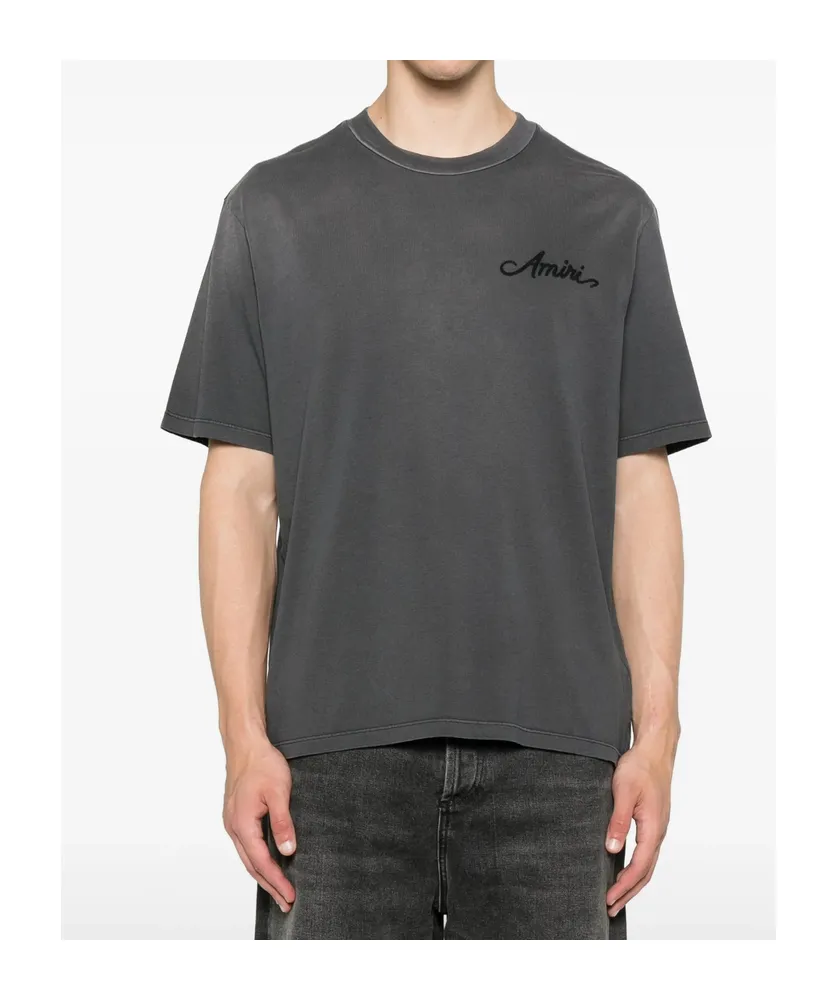 Embroidered Cotton T-Shirt