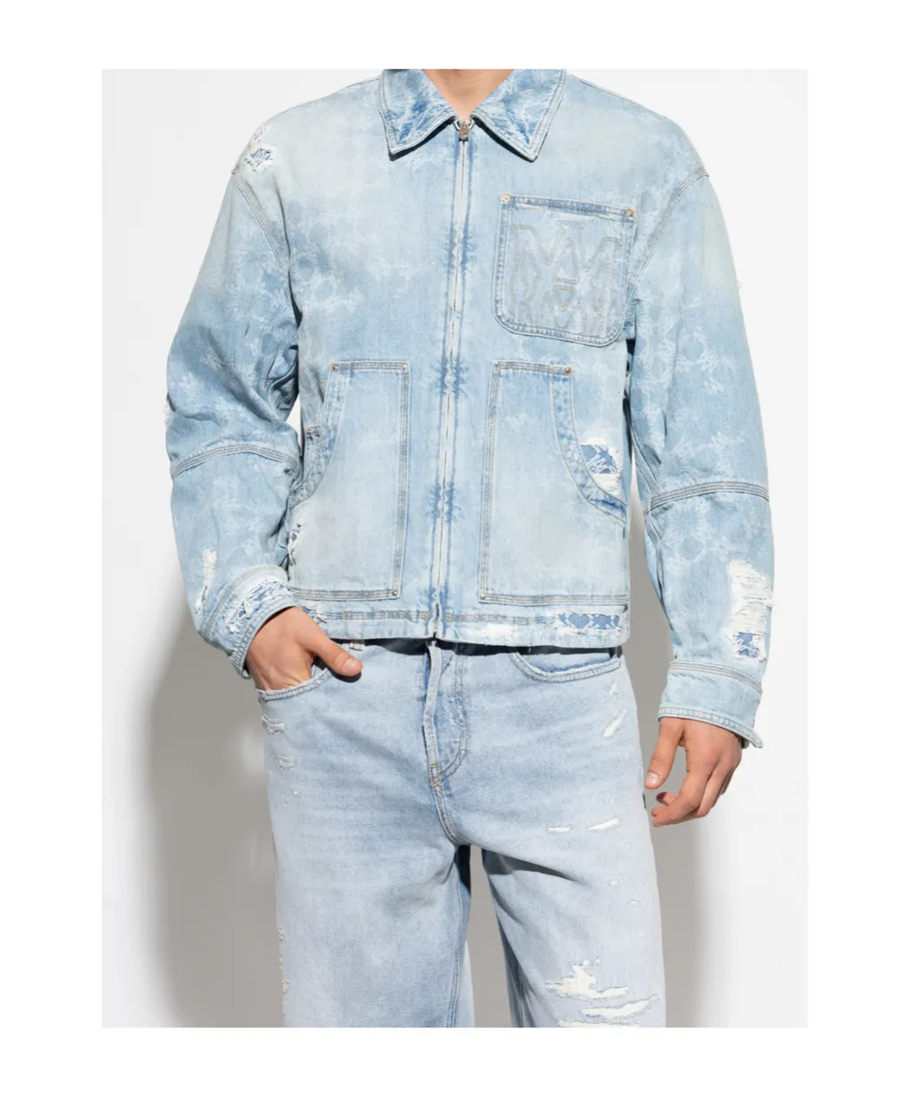 Distressed Denim Jacket