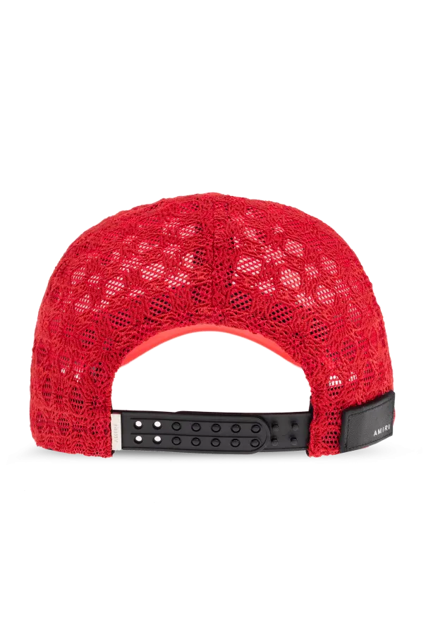Logo-Embroidered Mesh Trucker Cap