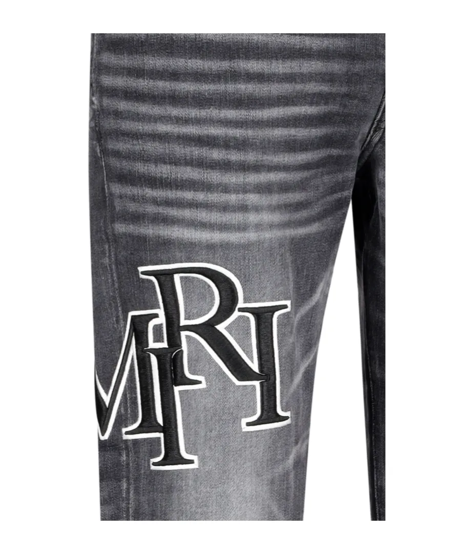 Embroidered Skinny Jeans