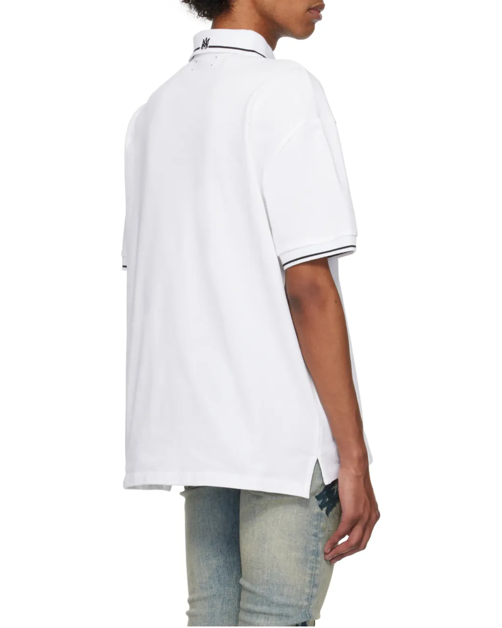 Ma Embroidered Short-Sleeved Polo Shirt
