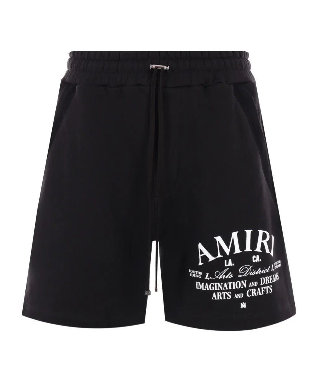 Logo-Patch Drawstring Shorts
