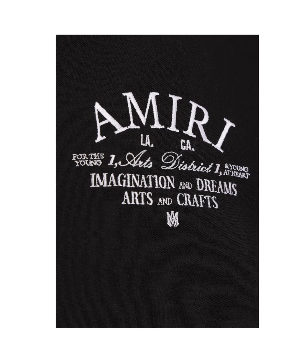 Amiri Arts District Logo Embroidered Jacket