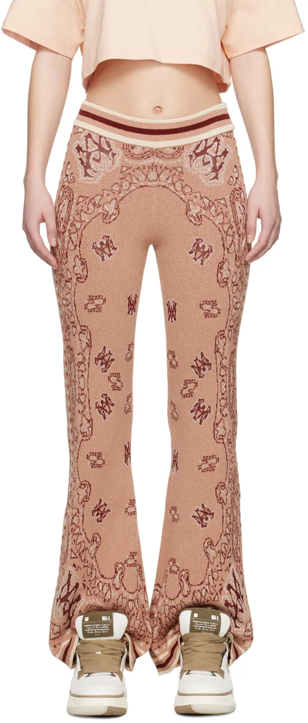 Elastic Waist-Edge Casual Pants