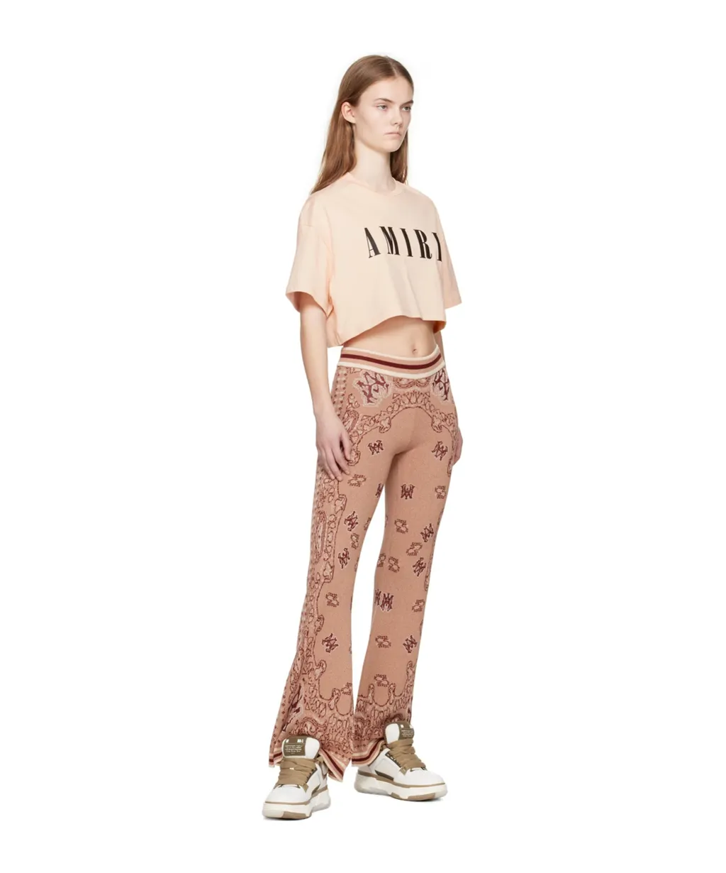 Elastic Waist-Edge Casual Pants