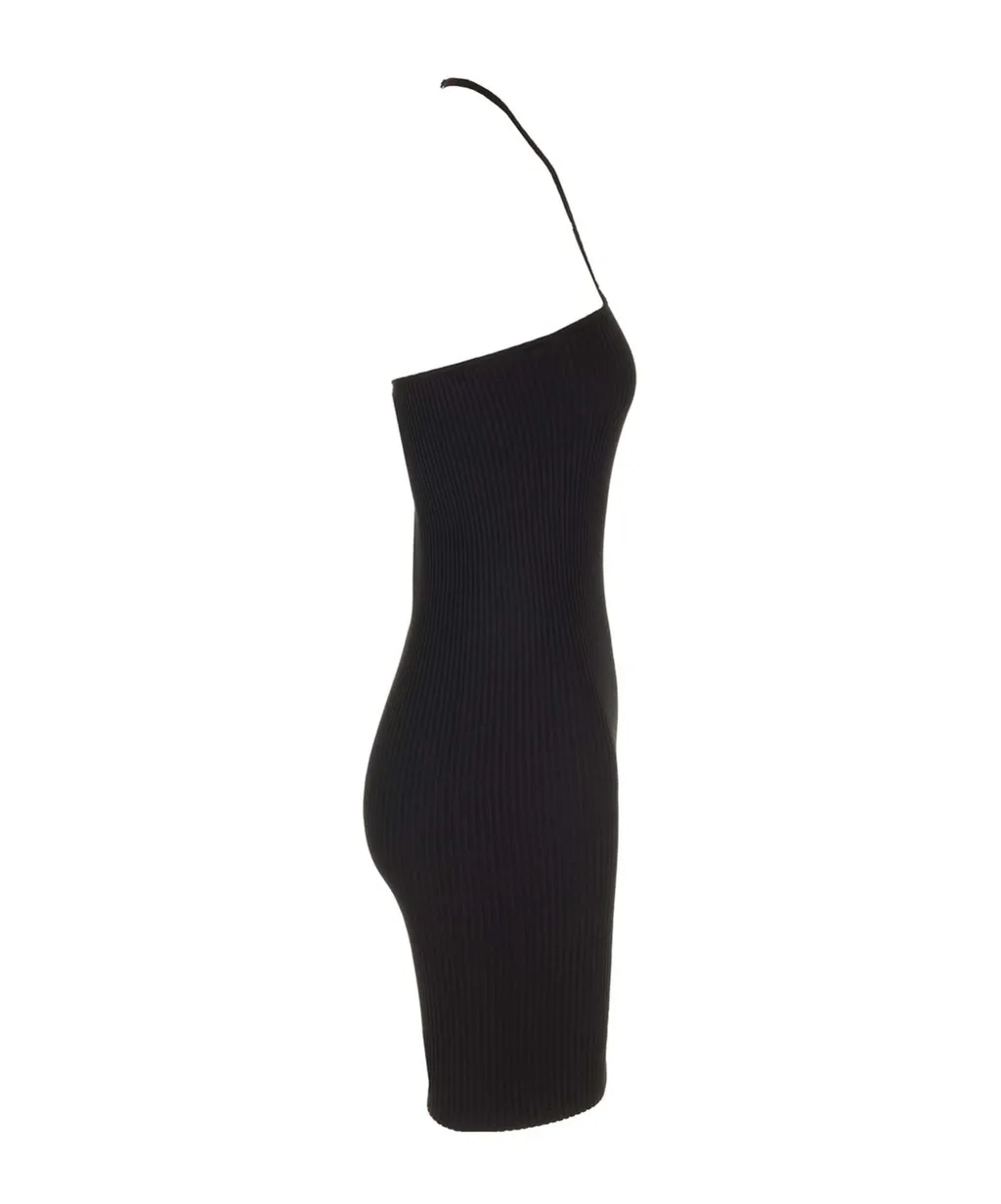Thin Strap Ribbed Dress