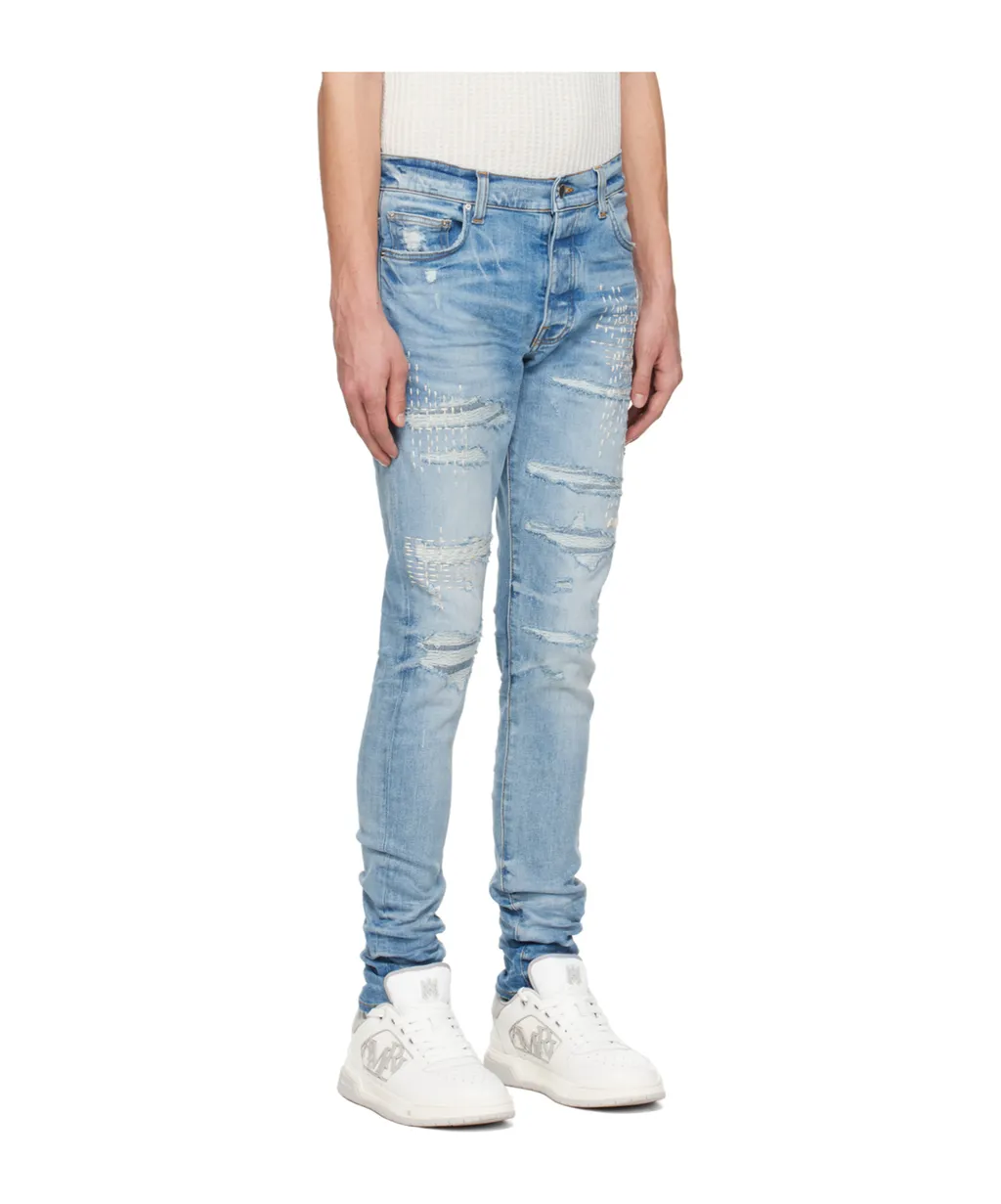 Boro Repair Logo Jeans