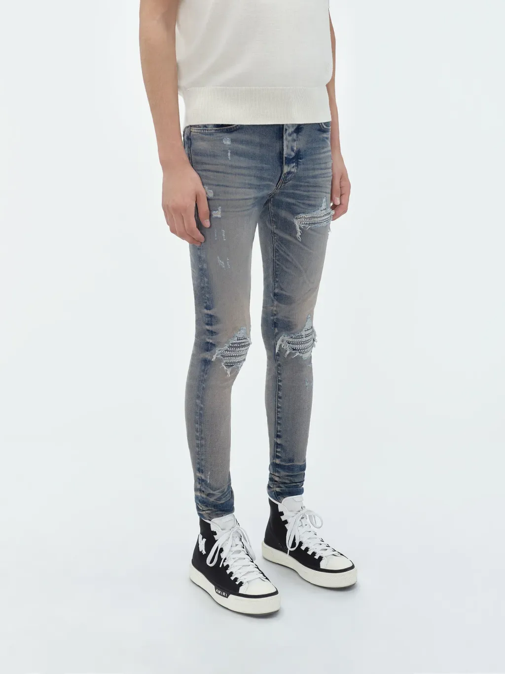 Belt-Strap Jeans