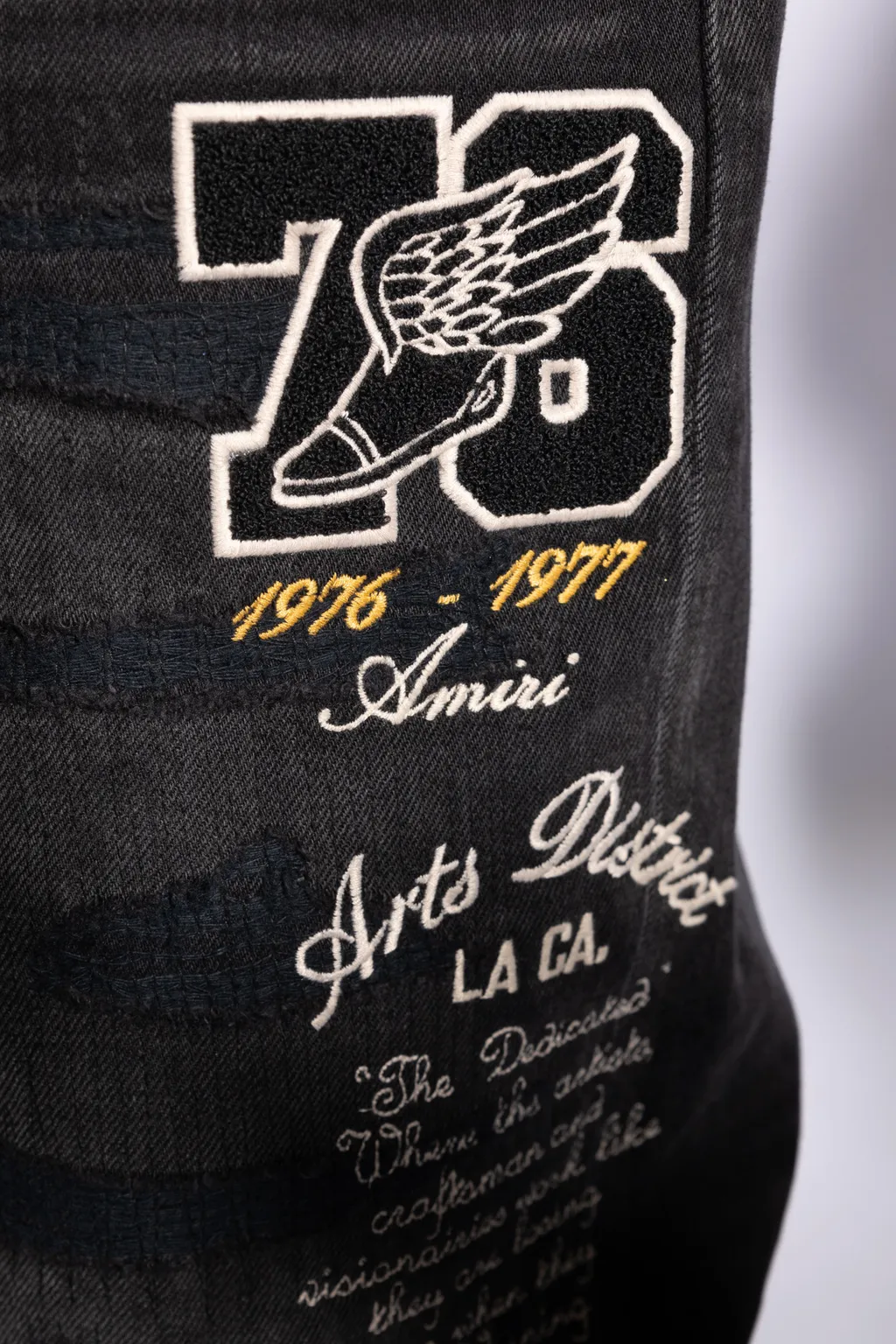 Varsity Straight-Leg Jeans