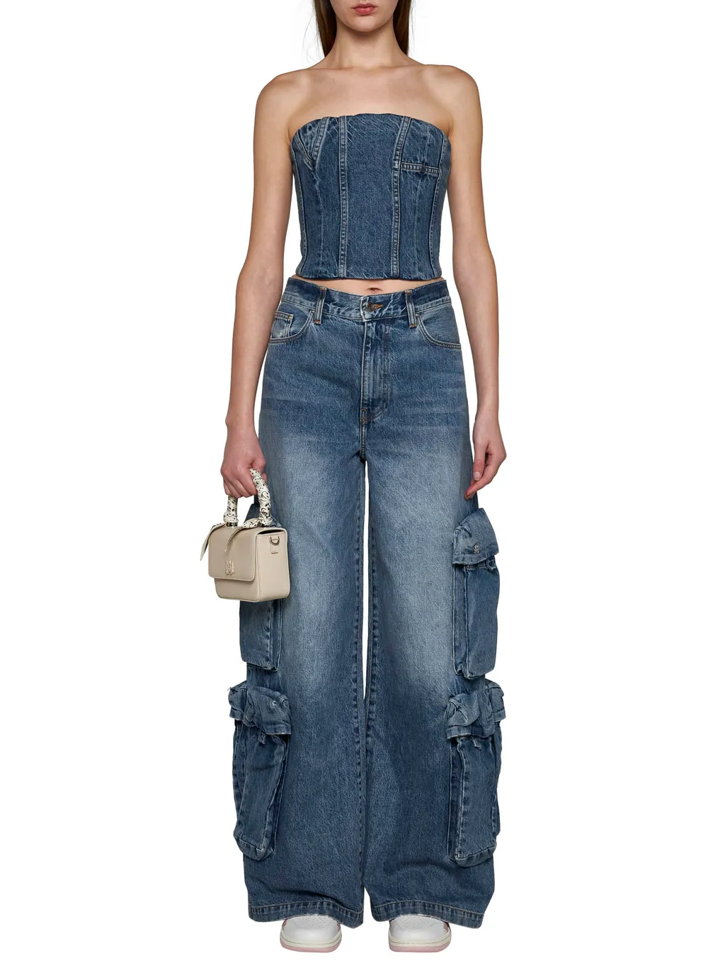 Zipper Denim Vest