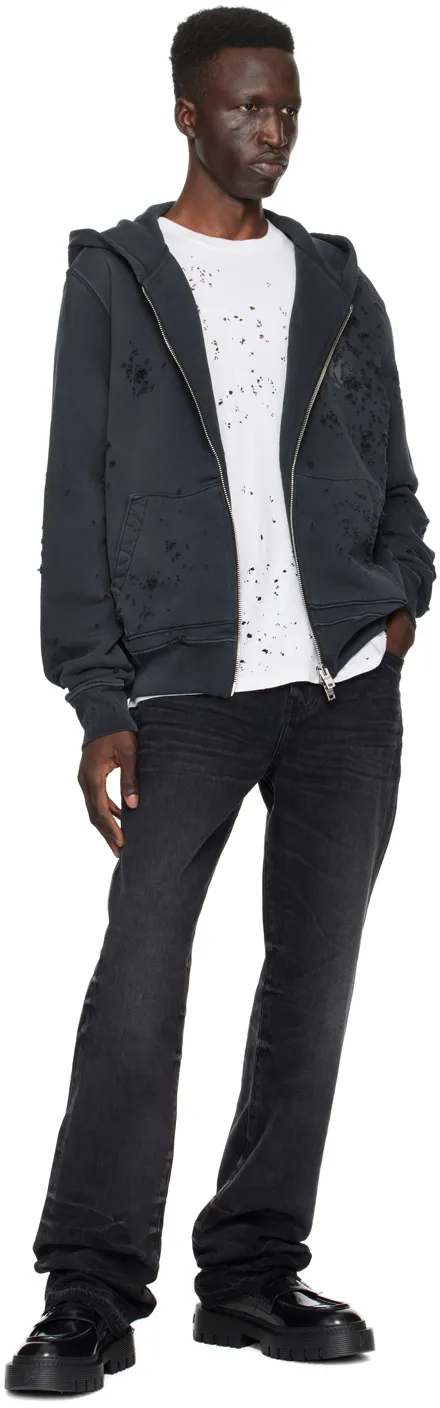 Release Hem Straight-Leg Jeans