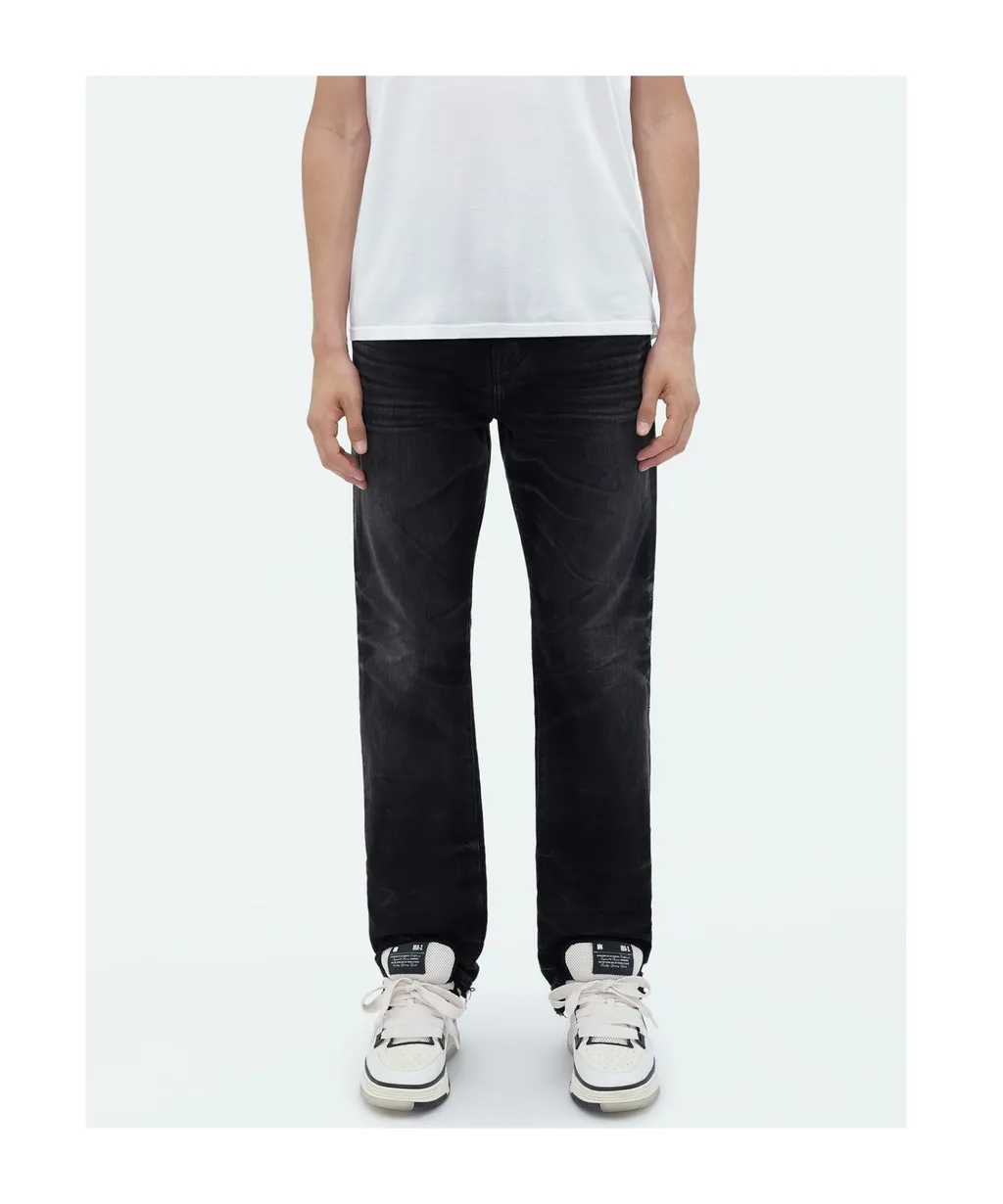 Release Hem Straight-Leg Jeans