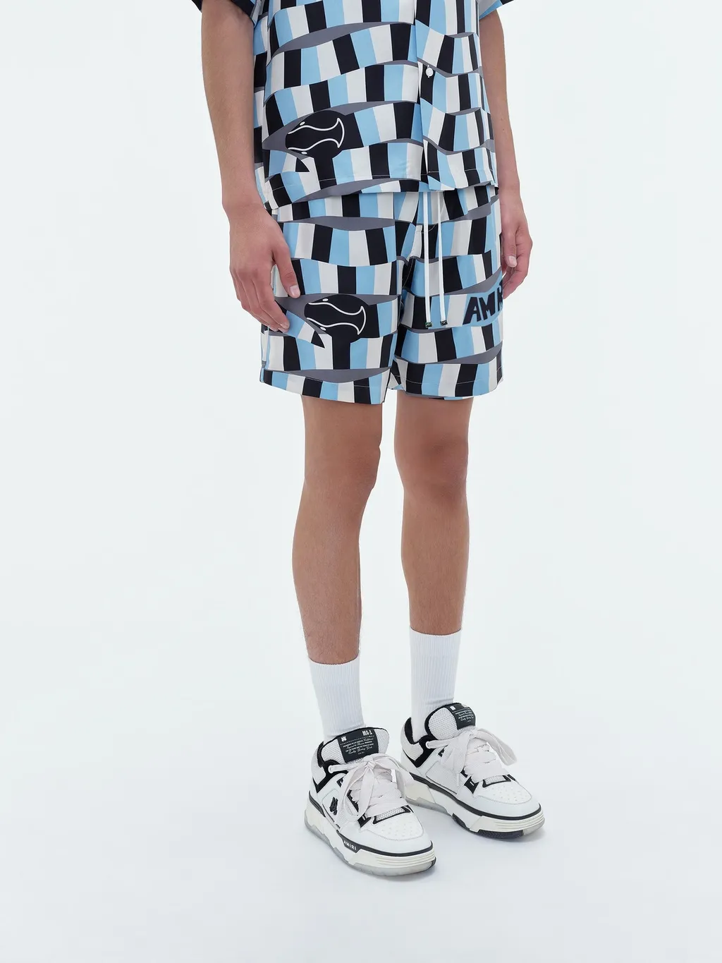 Checked Print Shorts