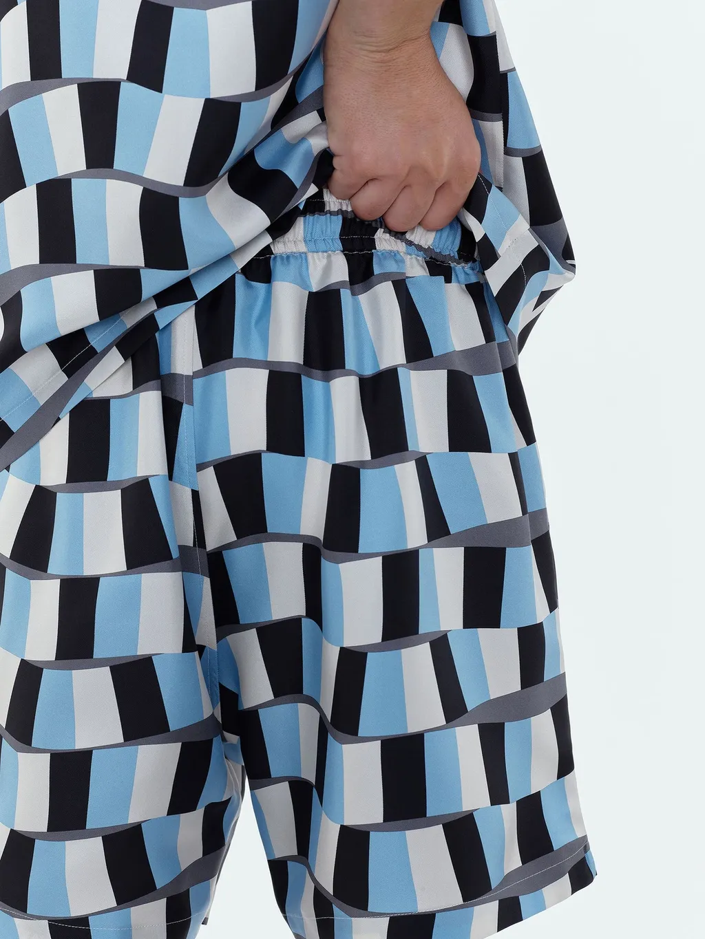 Checked Print Shorts