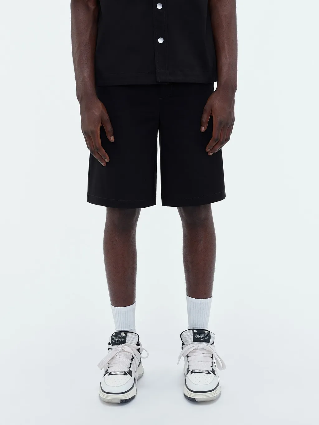 Logo Embroidered Bermuda Shorts