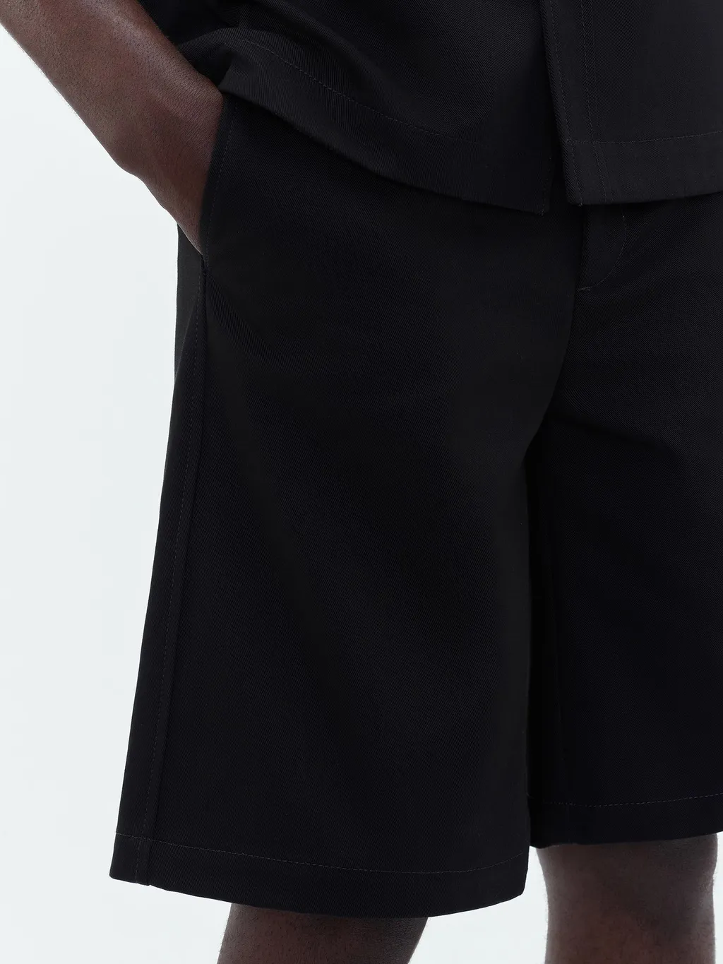 Logo Embroidered Bermuda Shorts