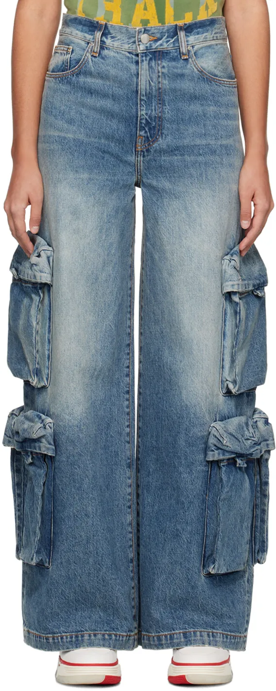 Belt Ring Denim Trousers