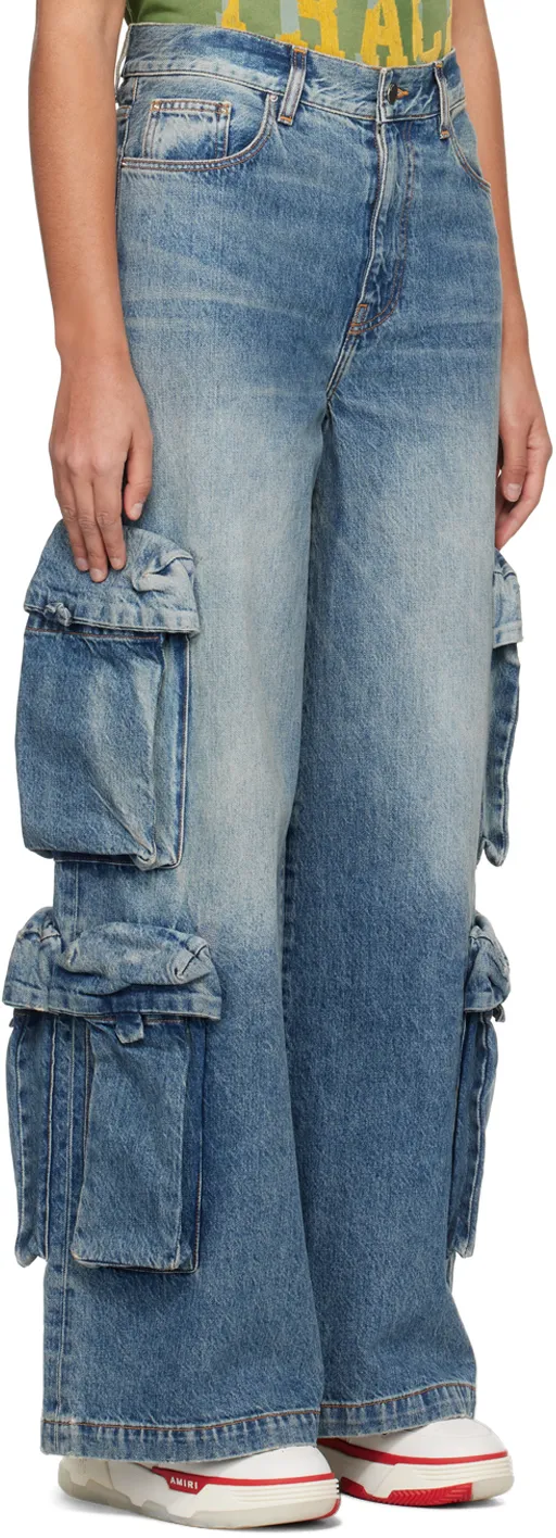 Belt Ring Denim Trousers