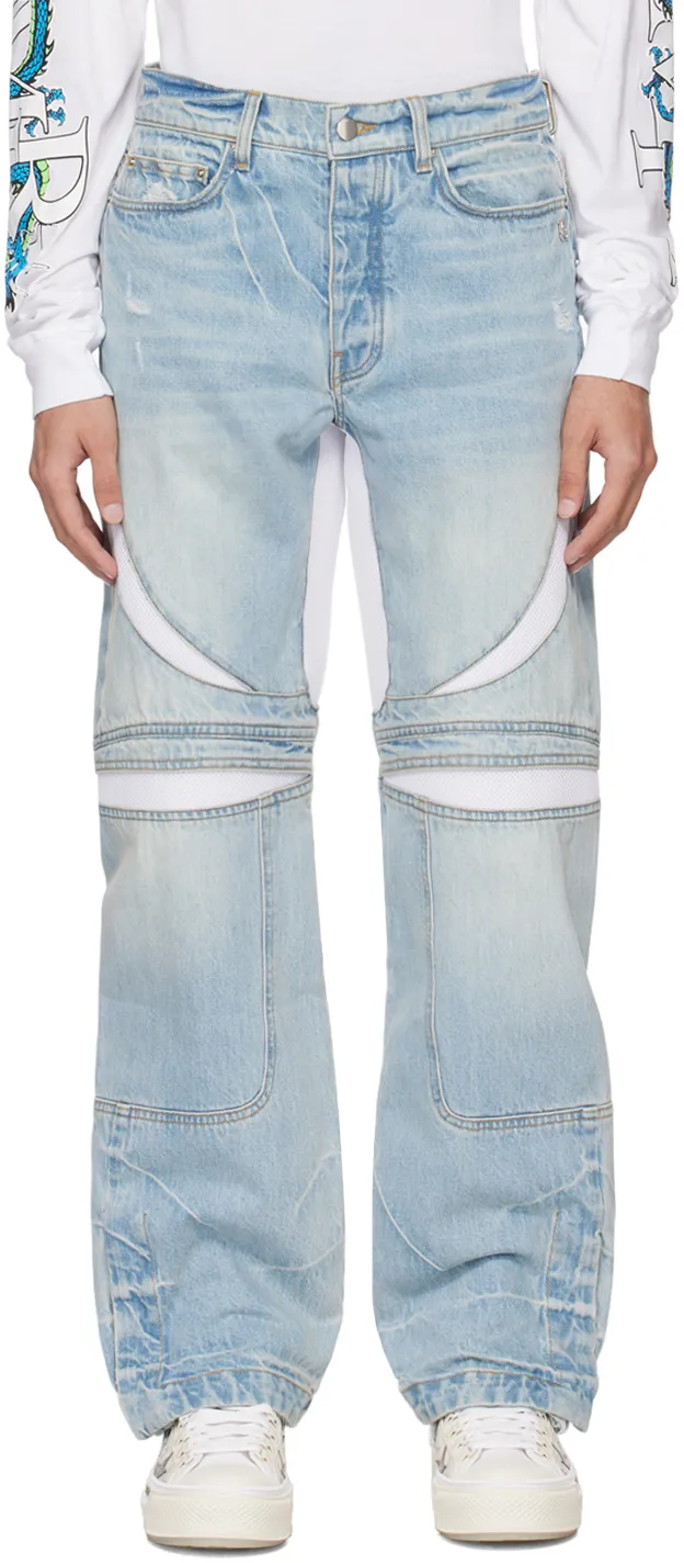 Patch Denim Pants