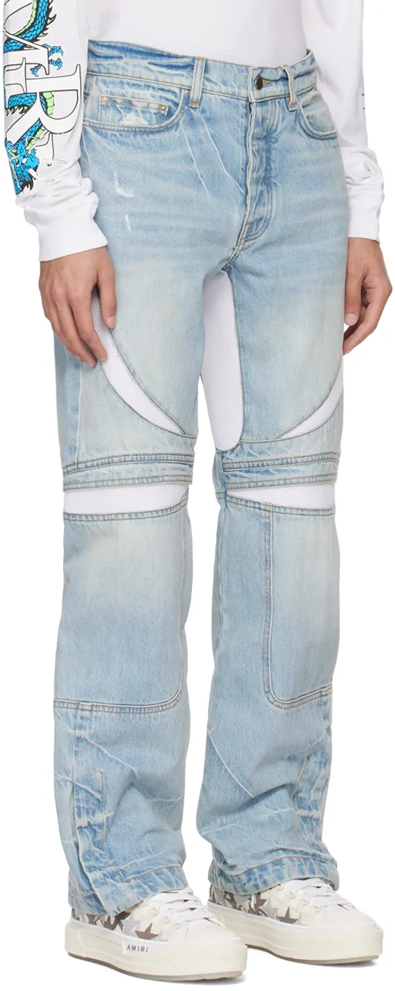 Patch Denim Pants