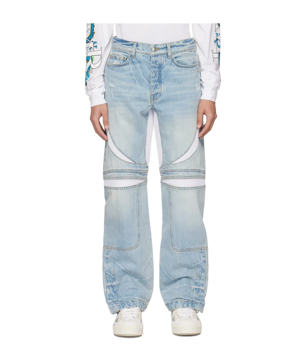 Patch Denim Pants
