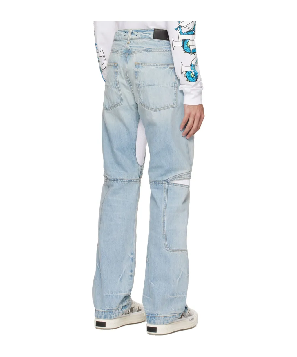 Patch Denim Pants