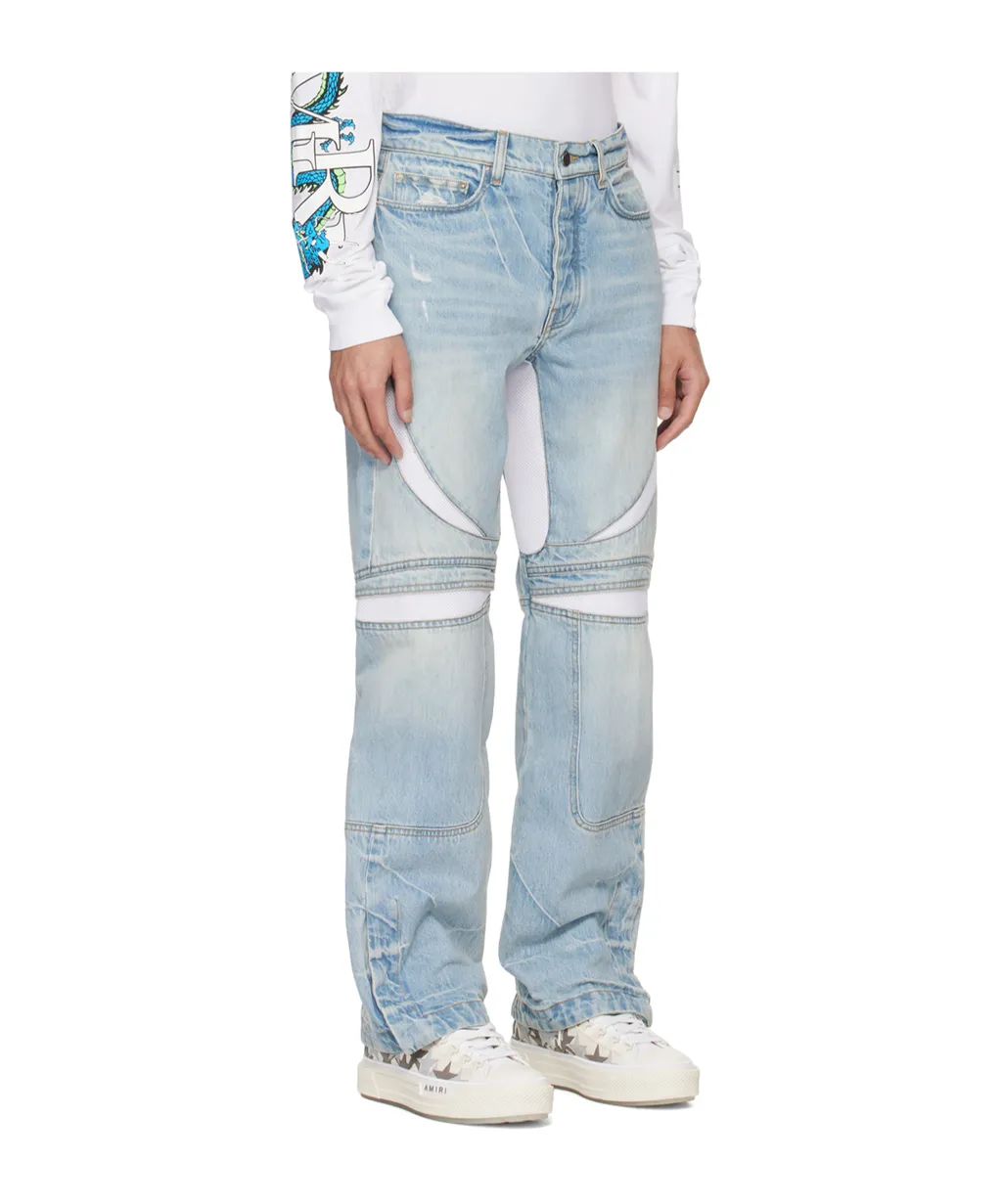 Patch Denim Pants