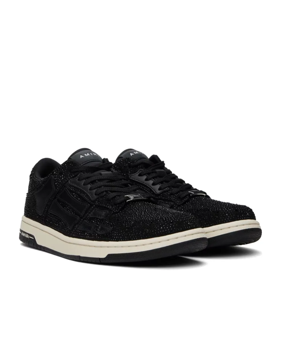 Crystal Skel Lacing Low-Cut Casual Shoes