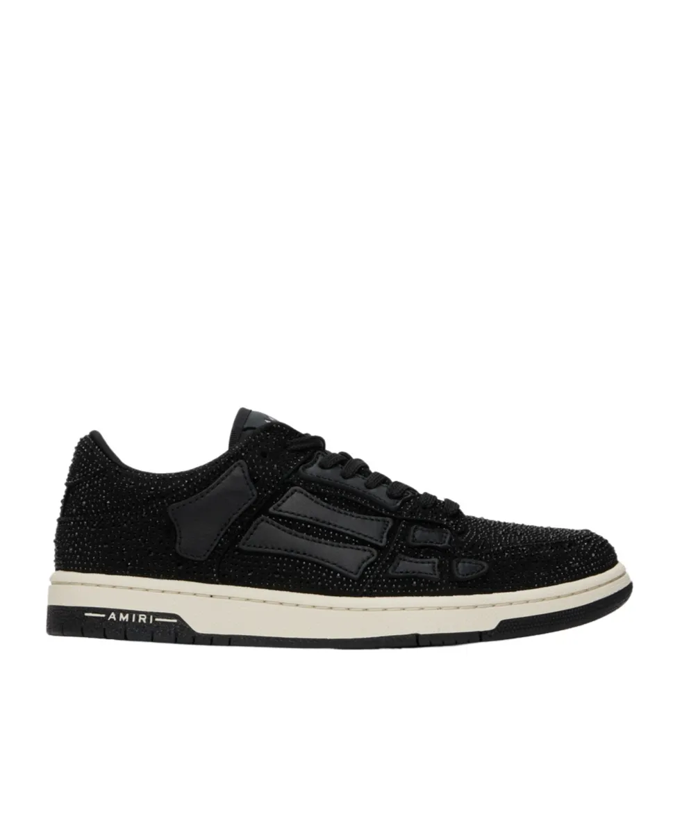Crystal Skel Lacing Low-Cut Casual Shoes