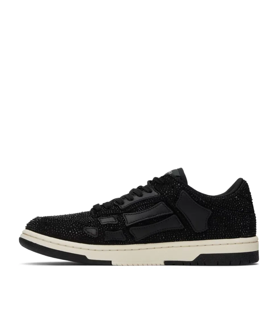 Crystal Skel Lacing Low-Cut Casual Shoes