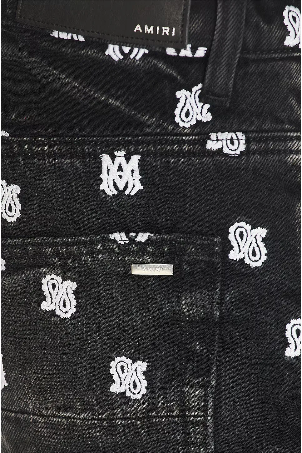 Ma Paisley-Print Straight-Leg Jeans
