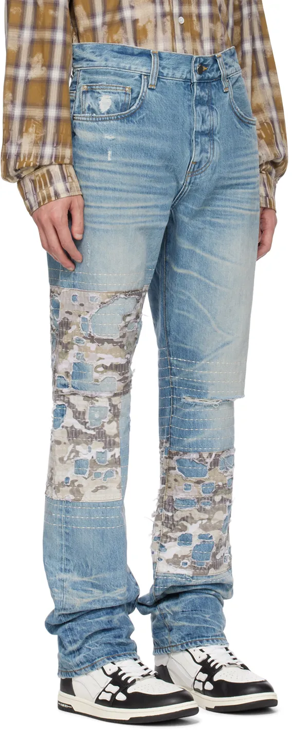 Make Old Camouflage Jeans