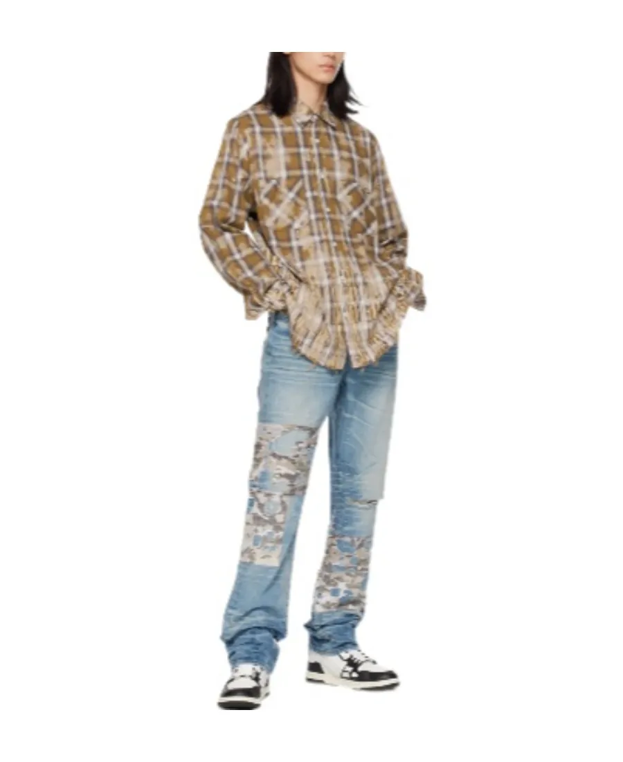 Make Old Camouflage Jeans