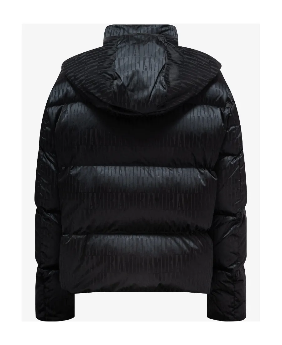 All-Over Logo Printed Padded Down Jacket