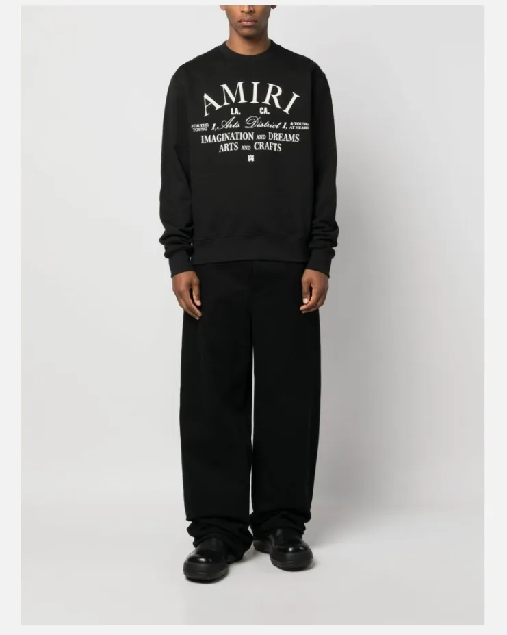 Logo Printed Crewneck Sweatshirt