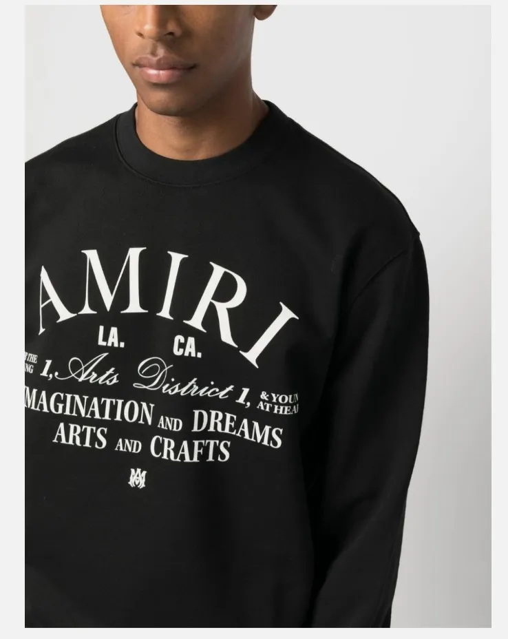 Logo Printed Crewneck Sweatshirt
