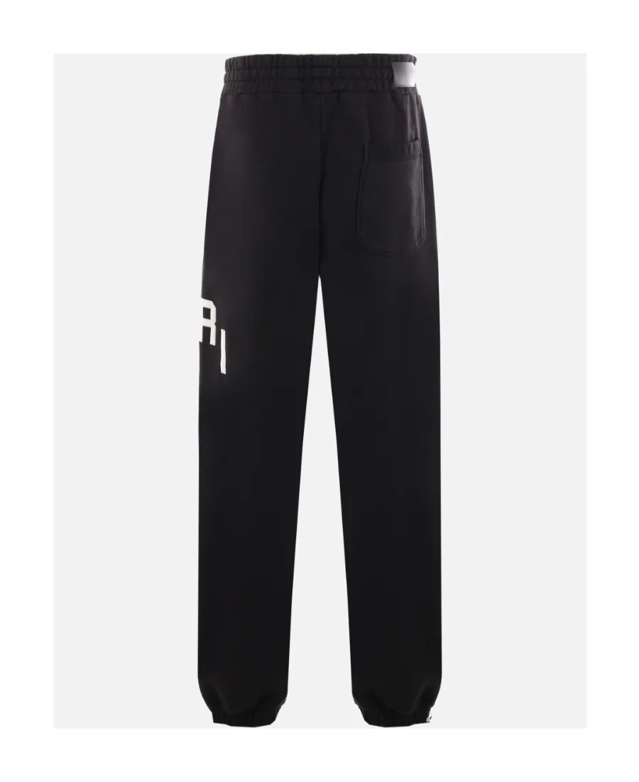 Logo Patch Straight Leg Pants