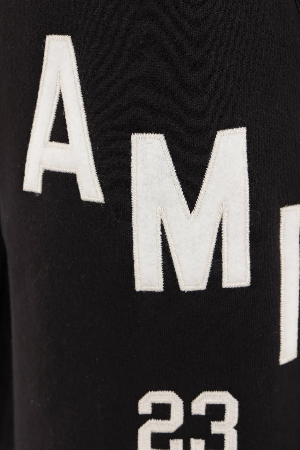 Logo Patch Straight Leg Pants