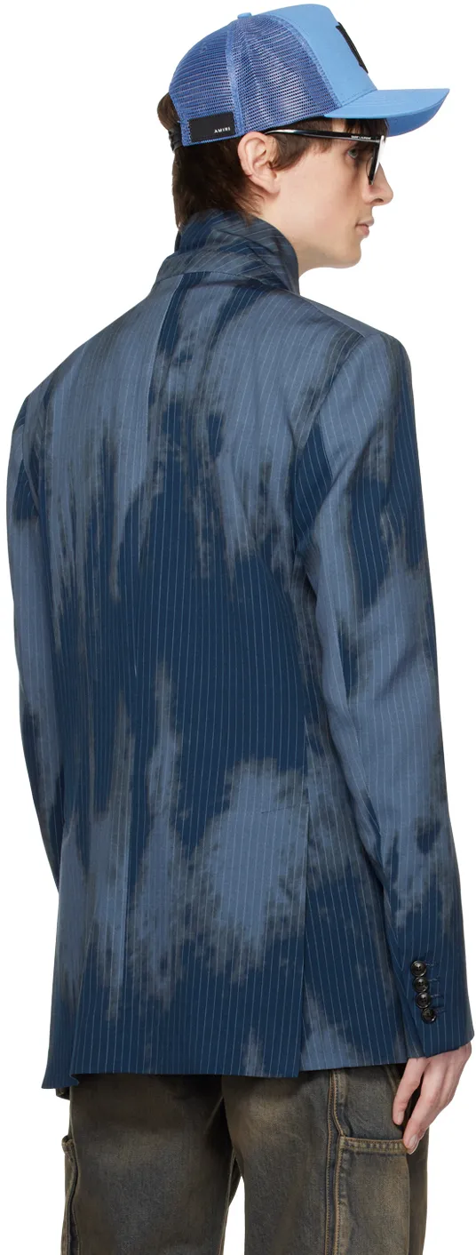 Faded Double-Breasted Blazer