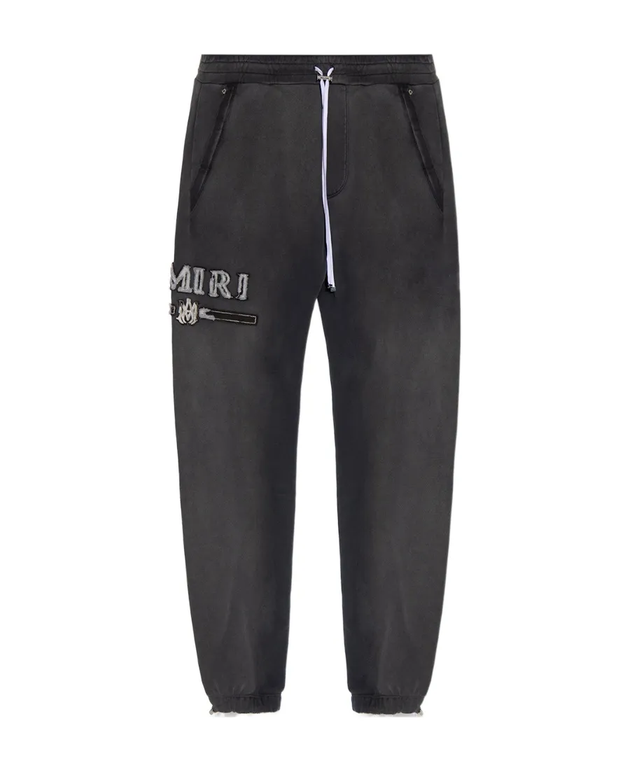Logo Patch Drawstring Sweatpants
