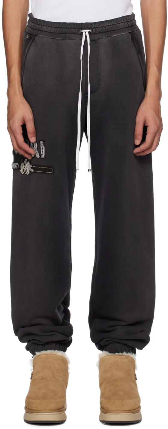Logo Patch Drawstring Sweatpants